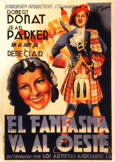 Póster de la película El fantasma va al oeste