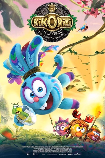 Póster de la película Kikoriki. La leyenda del dragón dorado