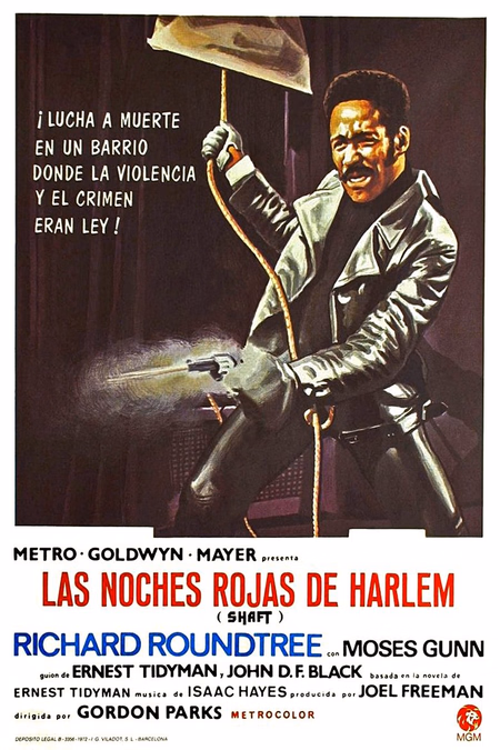 Póster de la película Las noches rojas de Harlem (Shaft)
