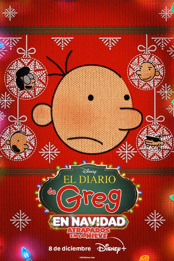 Póster de El diario de Greg en Navidad: Atrapados en la nieve