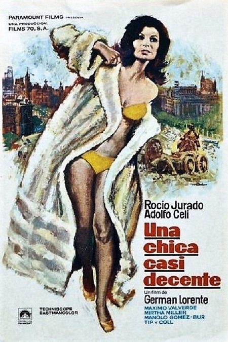 Póster de la película Una chica casi decente