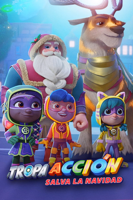 Póster de la película La Tropa Acción salva la Navidad
