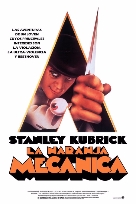 Póster de la película La naranja mecánica