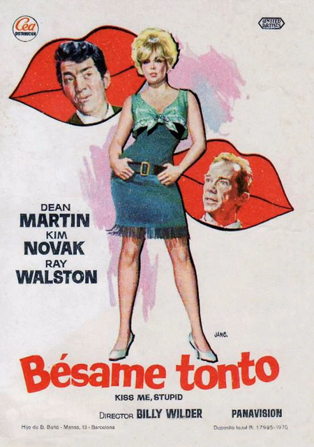 Póster de la película Bésame, tonto