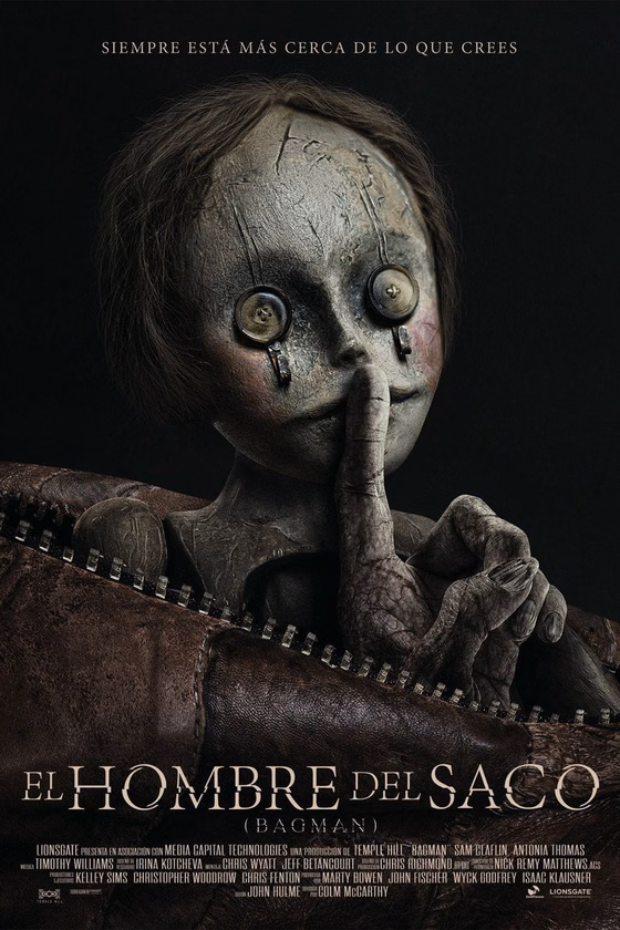 Póster de Bagman. El hombre del saco